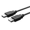 CABLETIME καλώδιο USB 2.0 C161-AMAM, 480Mbps, 0.5m, μαύρο | Καλώδια - Αντάπτορες | elabstore.gr