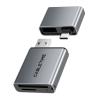 CABLETIME card reader CT-ACCD3-AG για SD & micro SD, USB 3.0, 5Gbps, γκρι | Συνοδευτικά PC | elabstore.gr