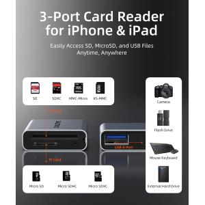 CABLETIME card reader CT-ACCD3-AG για SD & micro SD, USB 3.0, 5Gbps, γκρι | Συνοδευτικά PC | elabstore.gr