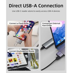 CABLETIME card reader CT-ACCD3-AG για SD & micro SD, USB 3.0, 5Gbps, γκρι | eLabstore.gr