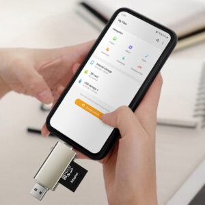 CABLETIME card reader CT-ACMCD2-ZG για SD & micro SD, USB 3.0, 5Gbps, γκρι | Συνοδευτικά PC | elabstore.gr