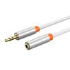 CABLETIME καλώδιο προέκτασης ήχου 3.5mm CT-AV311-P12G, gold plated, 3m, λευκό | Καλώδια - Αντάπτορες | elabstore.gr