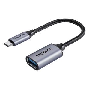 CABLETIME αντάπτορας USB-C σε USB CT-CMAF10-AGL, 10Gbps, γκρι | Καλώδια - Αντάπτορες | elabstore.gr
