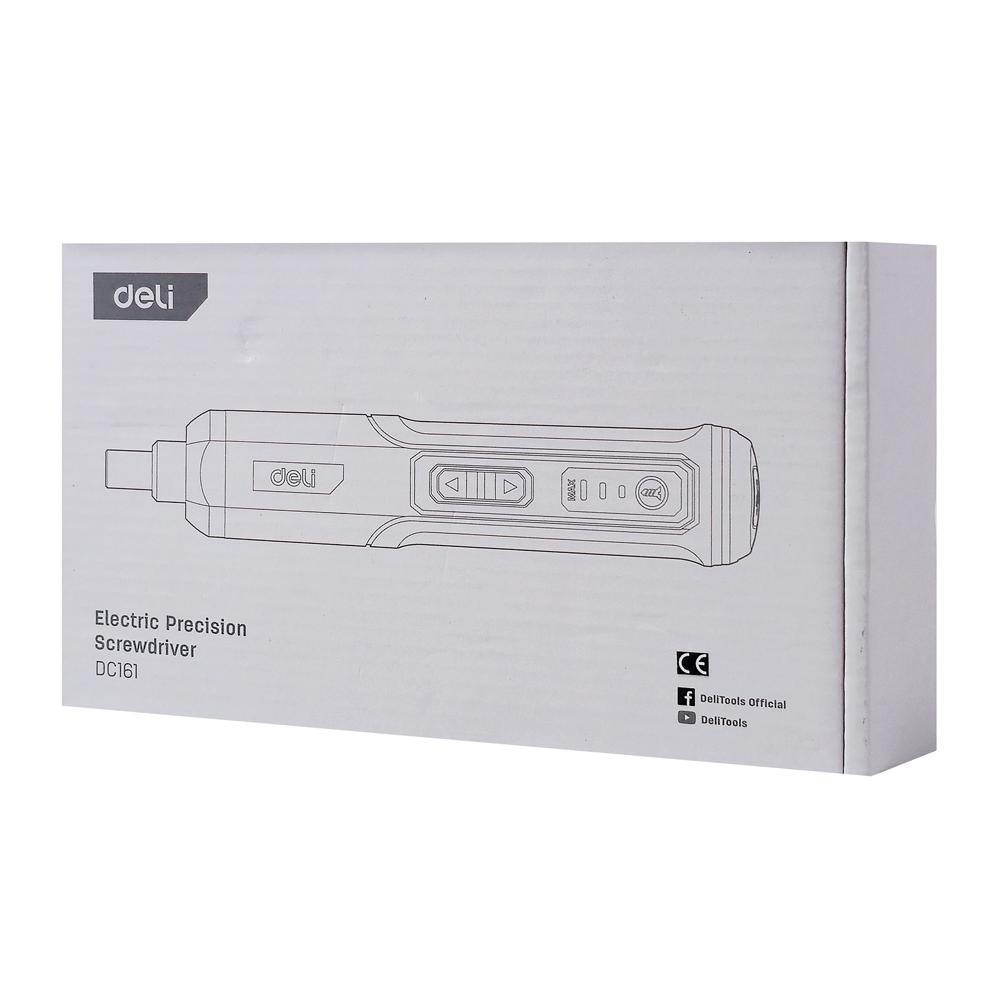 DELI σετ κατσαβίδι μπαταρίας με μύτες DC161, LED φακός, 2000mAh | eLabstore.gr DELI σετ κατσαβίδι μπαταρίας με μύτες DC161, LED φακός, 2000mAh | Εργαλεία | elabstore.gr