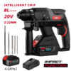 DELI κρουστικό σκαπτικό μπαταρίας DE-DC20-2D4, Brushless, 20V, 2x 4Ah, 2J | Εργαλεία | elabstore.gr