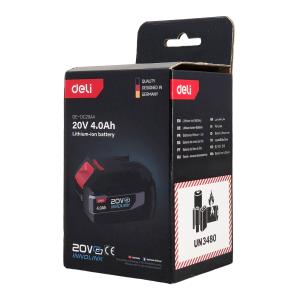 DELI μπαταρία λιθίου για εργαλεία μπαταρίας DE-DC20A4, 20V 4Ah | Εργαλεία | elabstore.gr