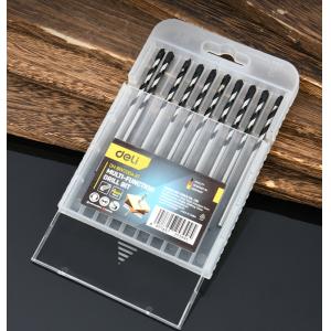 DELI σετ τρυπάνια DH-BWZ004-E1 για τοίχο/μέταλλο/ξύλο, 45# YG6X, 4x80mm, 10τμχ | Εργαλεία | elabstore.gr