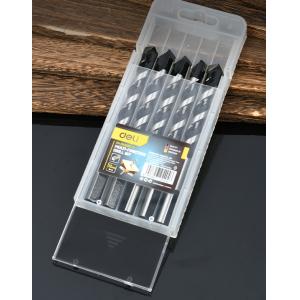 DELI σετ τρυπάνια DH-BWZ012-E1 για τοίχο/μέταλλο/ξύλο, 45# YG6X, 12x120mm, τρίπλευρο, 5τμχ | Εργαλεία | elabstore.gr