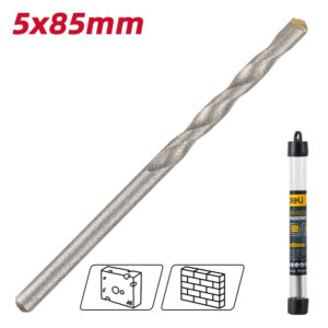 DELI τρυπάνι DH-JGZ050-E1 για τοίχο, 40Cr YG6, 5x85mm | Εργαλεία | elabstore.gr