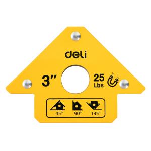 DELI μαγνητική γωνία συγκόλλησης DL-HDW25 με 45°/90°/135° γωνίες, 3", 11kg | Εργαλεία | elabstore.gr