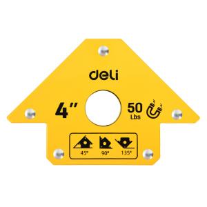 DELI μαγνητική γωνία συγκόλλησης DL-HDW50 με 45°/90°/135° γωνίες, 4", 22kg | Εργαλεία | elabstore.gr