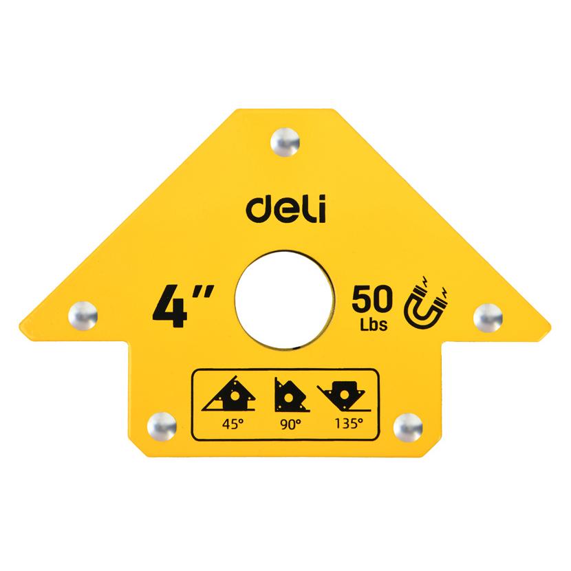 DELI μαγνητική γωνία συγκόλλησης DL-HDW50 με 45°/90°/135° γωνίες, 4", 22kg | eLabstore.gr DELI μαγνητική γωνία συγκόλλησης DL-HDW50 με 45°/90°/135° γωνίες, 4", 22kg | Εργαλεία | elabstore.gr