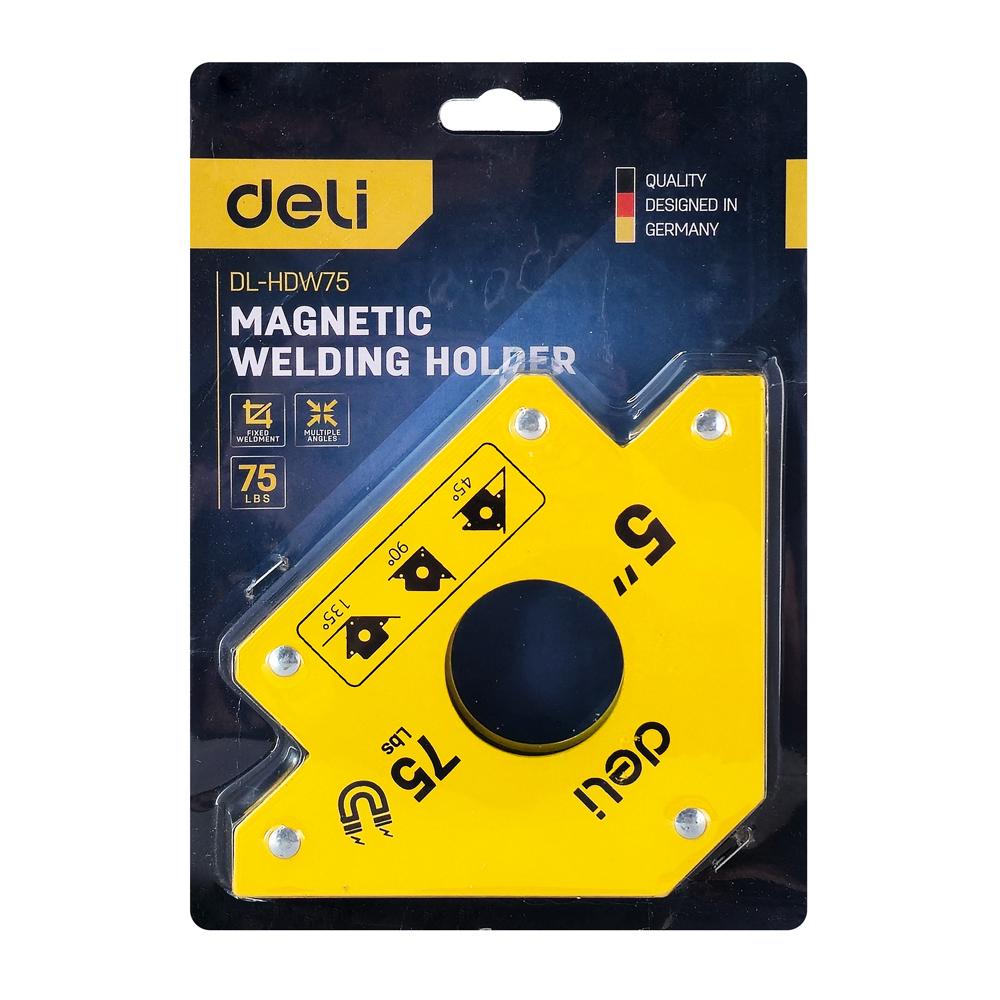 DELI μαγνητική γωνία συγκόλλησης DL-HDW75 με 45°/90°/135° γωνίες, 5", 34kg | eLabstore.gr DELI μαγνητική γωνία συγκόλλησης DL-HDW75 με 45°/90°/135° γωνίες, 5", 34kg | Εργαλεία | elabstore.gr
