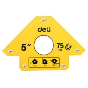DELI μαγνητική γωνία συγκόλλησης DL-HDW75 με 45°/90°/135° γωνίες, 5", 34kg | Εργαλεία | elabstore.gr