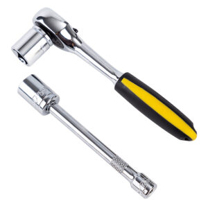 DELI σετ καστάνια με καρυδάκια DL0012T, 45 δόντια, 1/4", 150mm, 12τμχ | eLabstore.gr