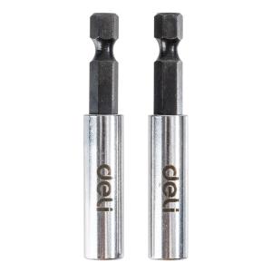 DELI σετ αντάπτορες μύτης κατσαβιδιού DL106002 για δραπανοκατσάβιδο, εξάγωνη υποδοχή, 60mm, 2τμχ | Εργαλεία | elabstore.gr