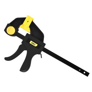 DELI σφιγκτήρας σκανδάλης DL110106 με μέγιστο άνοιγμα 150mm, μαύρος | Εργαλεία | elabstore.gr