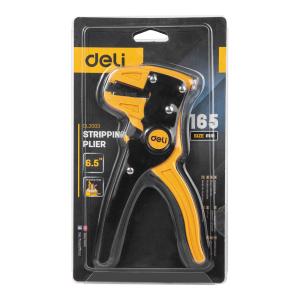 DELI απογυμνωτής καλωδίων DL2003 με κόφτη, 0.5~6mm, 165mm | Εργαλεία | elabstore.gr