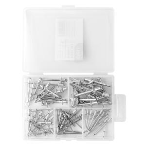 DELI σετ πριτσίνια DL236906, χάλυβας άνθρακα, 2.4-6.4mm, 75τμχ | Εργαλεία | elabstore.gr
