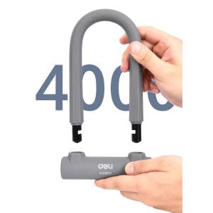 DELI κλειδαριά πέταλο ποδηλάτου με κλειδί DL508102, 126x196mm, γκρι | eLabstore.gr DELI κλειδαριά πέταλο ποδηλάτου με κλειδί DL508102, 126x196mm, γκρι | Gadgets - Αξεσουάρ | elabstore.gr