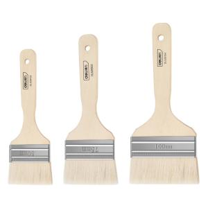 DELI σετ πινέλα βαφής DL528101 με φυσικές τρίχες, ξύλινη λαβή, 50/75/100mm, 3τμχ | Εργαλεία | elabstore.gr