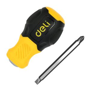 DELI κατσαβίδι DL632101 με διπλή κεφαλή, μαγνητικό, 6mm/PH2x38mm | Εργαλεία | elabstore.gr