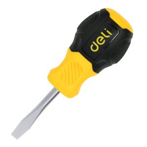 DELI κατσαβίδι ίσιο DL6360381N με αντιολισθητική λαβή, μαγνητικό, 6x38mm | Εργαλεία | elabstore.gr