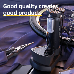 DELI τρόμπα ποδιού DL880003 με μανόμετρο, 140PSI, μαύρη | Gadgets - Αξεσουάρ | elabstore.gr