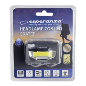 ESPERANZA φακός κεφαλής LED EOT037, 100lm, μαύρος | Φωτισμός | elabstore.gr