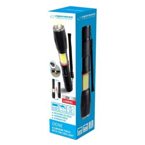 ESPERANZA φορητός φακός LED EOT070, 250lm, IPX3, zoom, με μαγνήτη, μαύρος | eLabstore.gr ESPERANZA φορητός φακός LED EOT070, 250lm, IPX3, zoom, με μαγνήτη, μαύρος | eLabstore.gr