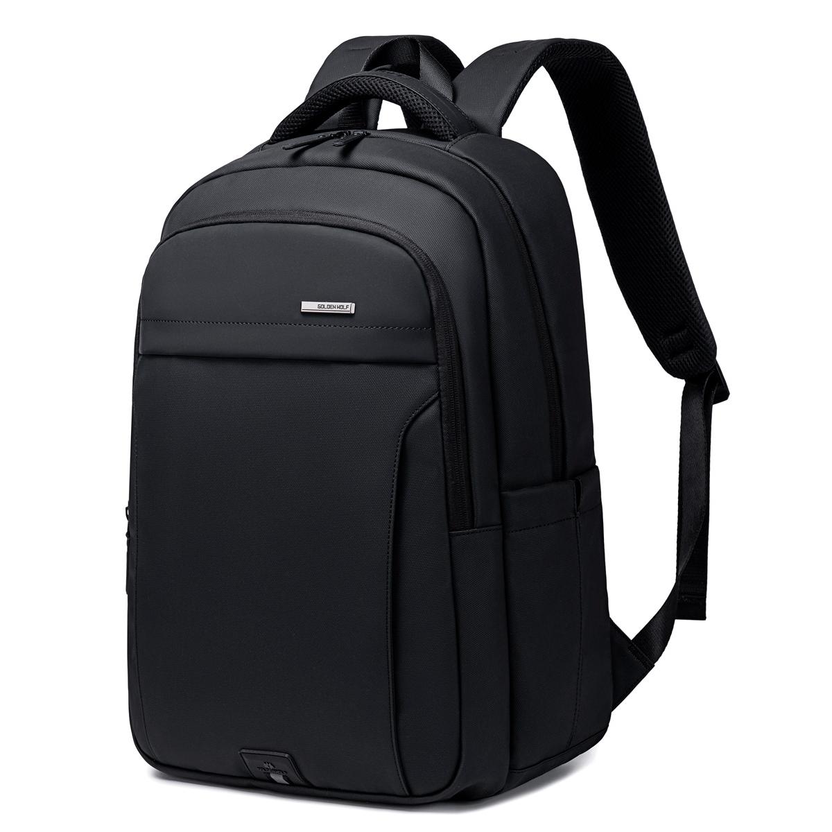 GOLDEN WOLF τσάντα πλάτης GB00711 με θήκη laptop 15.6", 27L, μαύρη | eLabstore.gr GOLDEN WOLF τσάντα πλάτης GB00711 με θήκη laptop 15.6", 27L, μαύρη | Προσωπική Φροντίδα | elabstore.gr