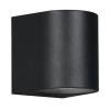 POWERTECH φωτιστικό τοίχου HLL-0187 για GU10 λάμπα, μεταλλικό, IP65, μαύρο | Φωτισμός | elabstore.gr
