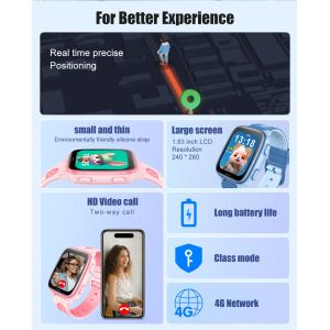 INTIME GPS smartwatch για παιδιά IT-072, 1.83", κάμερα, 4G, IPX5, μπλε | GPS | elabstore.gr