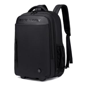 ARCTIC HUNTER τσάντα ταξιδίου LG1500165 με θήκη laptop 15.6", τροχήλατη, 27L, μαύρη | Προσωπική Φροντίδα | elabstore.gr