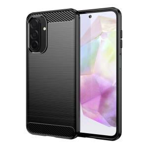 POWERTECH Θήκη Carbon MOB-2004 για Samsung A26 5G, μαύρη | Αξεσουάρ κινητών | elabstore.gr