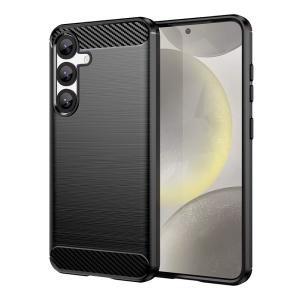 POWERTECH Θήκη Carbon MOB-2008 για Samsung S25, μαύρη | Αξεσουάρ κινητών | elabstore.gr