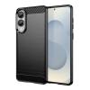 POWERTECH Θήκη Carbon MOB-2009 για Samsung S25 Edge, μαύρη | Αξεσουάρ κινητών | elabstore.gr