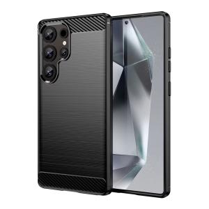 POWERTECH Θήκη Carbon MOB-2010 για Samsung S25 Ultra, μαύρη | Αξεσουάρ κινητών | elabstore.gr