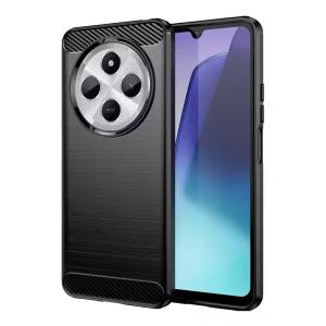 POWERTECH Θήκη Carbon MOB-2011 για Xiaomi Redmi 14C, μαύρη | Αξεσουάρ κινητών | elabstore.gr