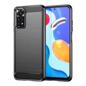 POWERTECH Θήκη Carbon MOB-2012 για Xiaomi Redmi Note 11/Note 11S, μαύρη | Αξεσουάρ κινητών | elabstore.gr