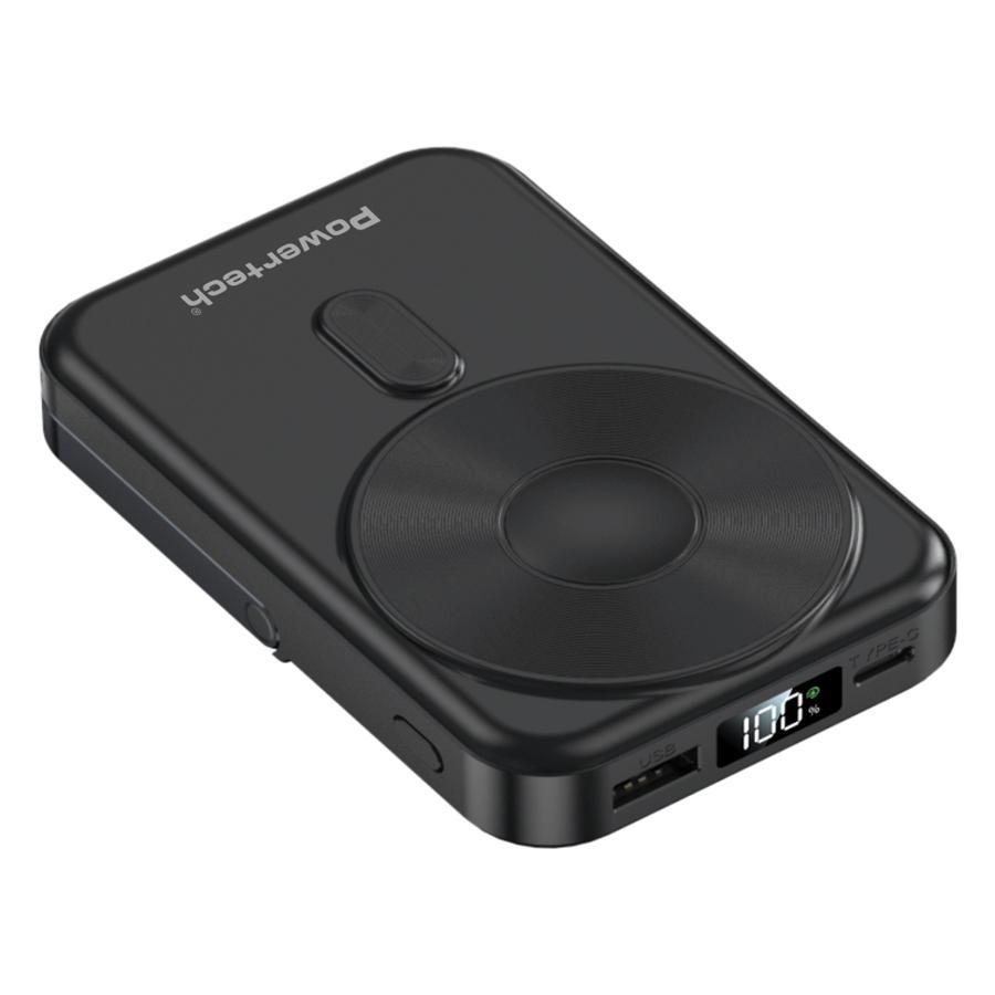 POWERTECH power bank με οθόνη PT-1416, 10000mah, magnetic wireless, 22.5W, μαύρο | eLabstore.gr POWERTECH power bank με οθόνη PT-1416, 10000mah, magnetic wireless, 22.5W, μαύρο | Αξεσουάρ κινητών | elabstore.gr