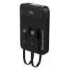 POWERTECH power bank με καλώδια και οθόνη PT-1417 10000mAh, 22.5W, μαύρο | Αξεσουάρ κινητών | elabstore.gr