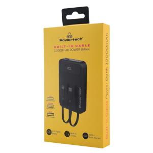 POWERTECH power bank με καλώδια και οθόνη PT-1417 10000mAh, 22.5W, μαύρο | eLabstore.gr POWERTECH power bank με καλώδια και οθόνη PT-1417 10000mAh, 22.5W, μαύρο | Αξεσουάρ κινητών | elabstore.gr