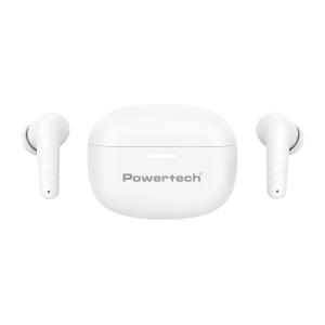 POWERTECH earphones με θήκη φόρτισης PT-1432, True Wireless, 35/300mAh, μαύρα | Αξεσουάρ κινητών | elabstore.gr