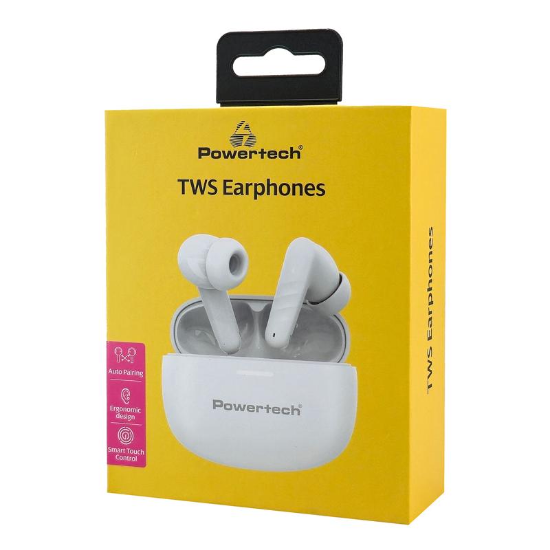 POWERTECH earphones με θήκη φόρτισης PT-1432, True Wireless, 35/300mAh, μαύρα | eLabstore.gr POWERTECH earphones με θήκη φόρτισης PT-1432, True Wireless, 35/300mAh, μαύρα | Αξεσουάρ κινητών | elabstore.gr