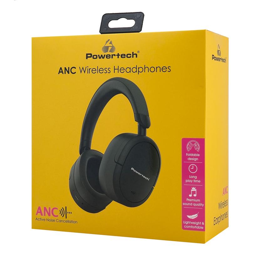 POWERTECH headphones PT-1462, ενσύρματα & ασύρματα, ANC & ENC, 40mm, 300mAh, μαύρα | eLabstore.gr POWERTECH headphones PT-1462, ενσύρματα & ασύρματα, ANC & ENC, 40mm, 300mAh, μαύρα | Αξεσουάρ κινητών | elabstore.gr