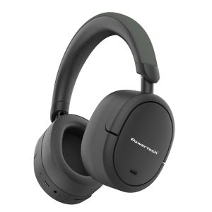 POWERTECH headphones PT-1462, ενσύρματα & ασύρματα, ANC & ENC, 40mm, 300mAh, μαύρα | Αξεσουάρ κινητών | elabstore.gr