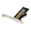POWERTECH κάρτα επέκτασης PCIe σε M.2 M Key NVMe ST597 | PC & Αναβάθμιση | elabstore.gr