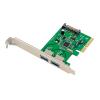 POWERTECH κάρτα επέκτασης PCIe x4 σε 2x USB ST619, 10Gbps, ASM1142 | PC & Αναβάθμιση | elabstore.gr