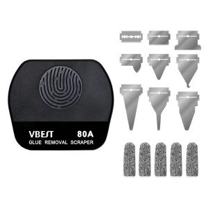 BEST εργαλείο αφαίρεσης κόλλας VBST-80B με 9x λεπίδες & 5x finger sleeves, για επισκευές κινητών | Εργαλεία | elabstore.gr
